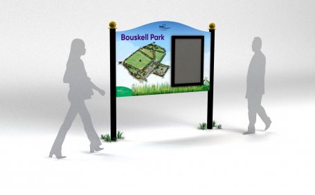 Bouskell Park - New signage